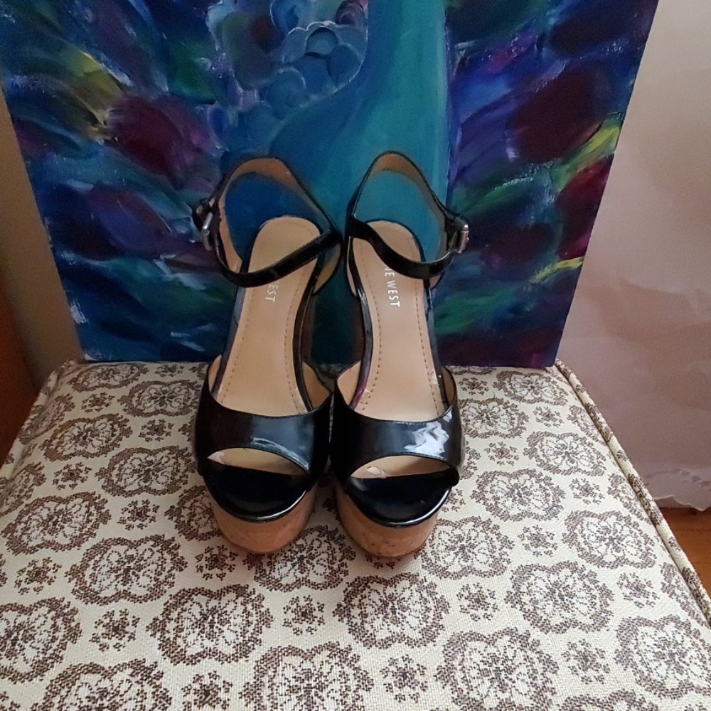 High heel platform sandals